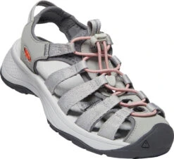 'Keen Outdoor' Women's Astoria West Sandal - Grey / Coral -Sports Sale Store 1023589 FLR large 1024x1024@2x