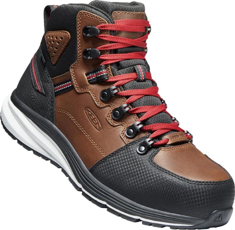 'Keen Utility' Men's Red Hook EH WP Comp Toe Hiker - Tobacco / Black 8 'Keen Utility' Men's Red Hook EH WP Comp Toe Hiker - Tobacco / Black - Image 6