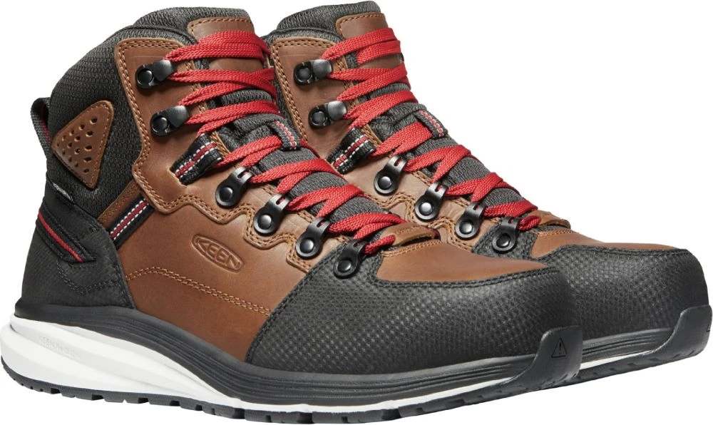 'Keen Utility' Men's Red Hook EH WP Comp Toe Hiker - Tobacco / Black 6 'Keen Utility' Men's Red Hook EH WP Comp Toe Hiker - Tobacco / Black - Image 4