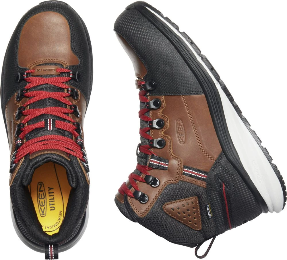 'Keen Utility' Men's Red Hook EH WP Comp Toe Hiker - Tobacco / Black 4 'Keen Utility' Men's Red Hook EH WP Comp Toe Hiker - Tobacco / Black - Image 2