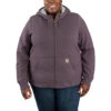 'Carhartt' Women's Clarksburg Sherpa-lined Full Zip Hoodie - Blackberry Heather -Sports Sale Store 102787 V27 WF22P b 1024x1024@2x