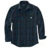 'Carhartt' Men's Heavyweight Flannel Button Down - Night Blue -Sports Sale Store 105439 H69 MF22 e 1 1024x1024@2x