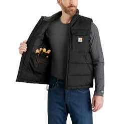 'Carhartt' Men's Montana Loose Fit Insulated Vest - Black -Sports Sale Store 105475 N04 AVR MF22 b 1024x1024@2x