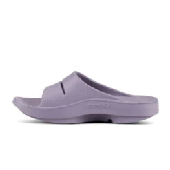 'OOFOS' Women's OOahh Slide Sandal - Mauve -Sports Sale Store 1100MAUVE shot4 1024x1024@2x