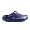 'OOFOS' Women's OOcloog Clog Limited Edition - Navy / Silver Snake -Sports Sale Store 1203NVYSILSNK shot1 1024x1024@2x