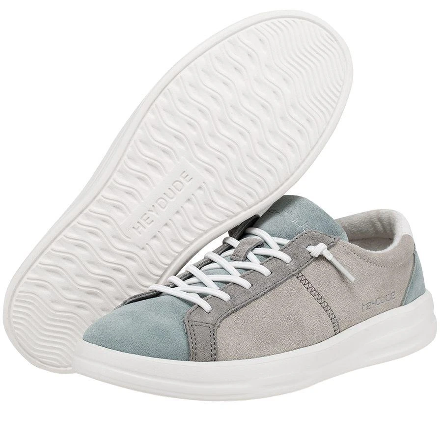 'Hey Dude' Women's Karina Suede - Ice Grey 4 'Hey Dude' Women's Karina Suede - Ice Grey - Image 2