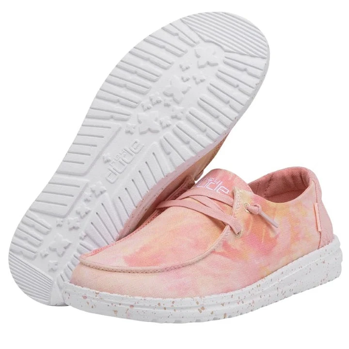 'Hey Dude' Women's Wendy Tie Dye - Lemon Ombre 5 'Hey Dude' Women's Wendy Tie Dye - Lemon Ombre - Image 3