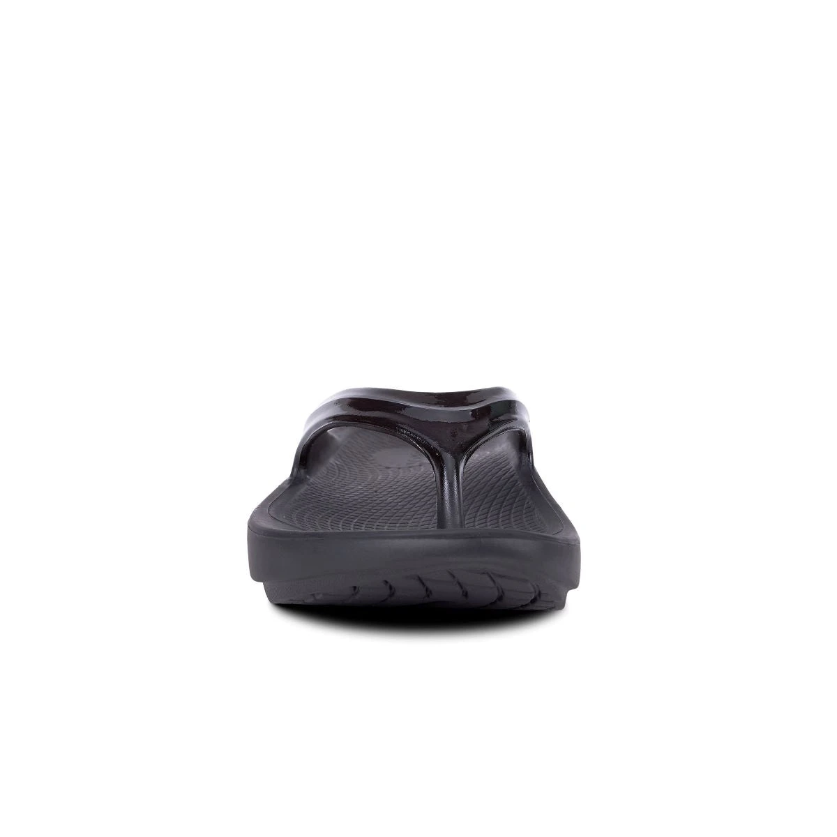 'OOFOS' Women's OOlala Thong - Black Patent 7 'OOFOS' Women's OOlala Thong - Black Patent - Image 5