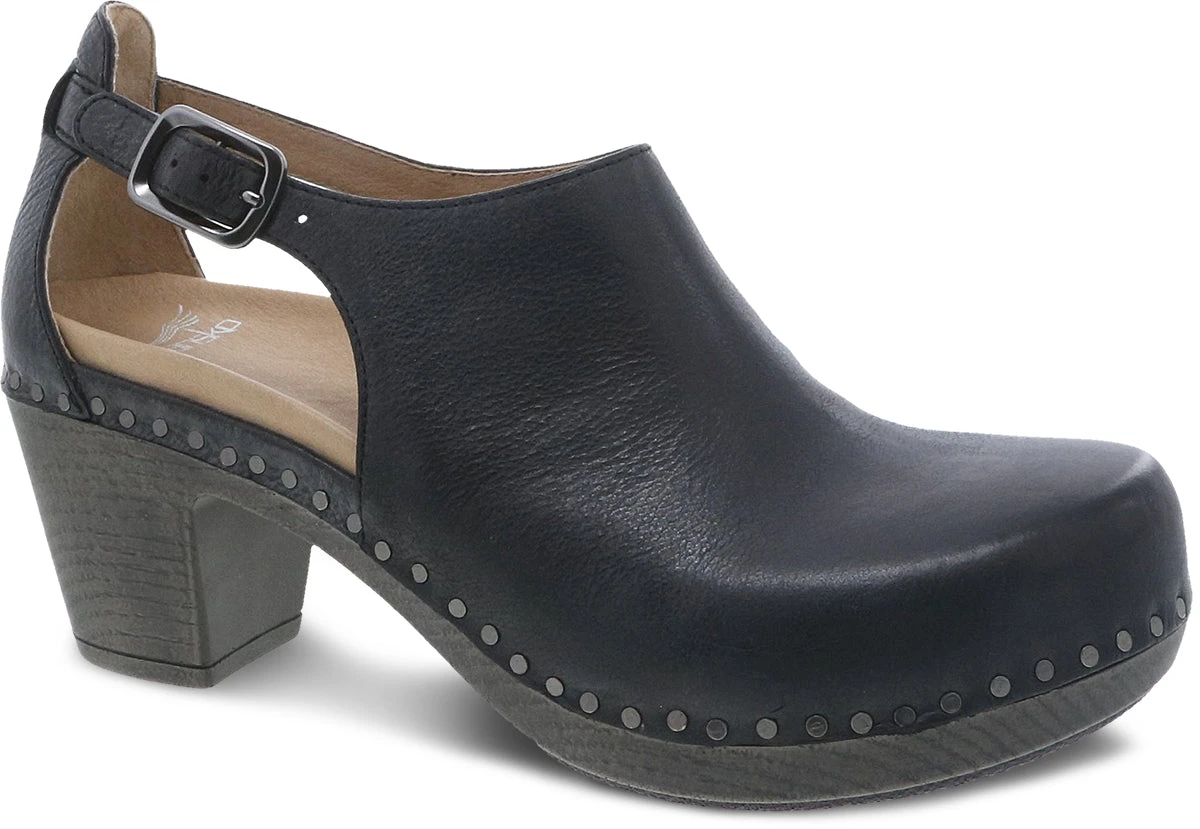 'Dansko' Women's Sassy - Black Milled Burnished Nubuck 6 'Dansko' Women's Sassy - Black Milled Burnished Nubuck - Image 4