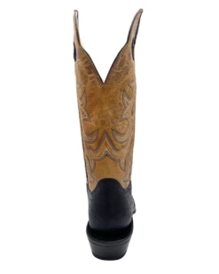 'Hondo Boots' Men's 14" Nubuck Bullhide Western Round Toe - Black / Tan -Sports Sale Store 22842 1024x1024@2x