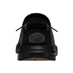 'Hey Dude' Men's Sirocco Sneaker - Black -Sports Sale Store 40140 0WM SIROCCO BLACKNIGHT RIGHTBACK 1024x1024@2x