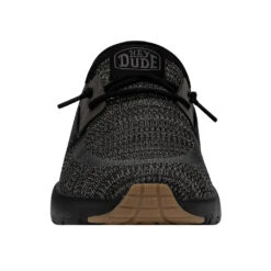 'Hey Dude' Men's Sirocco Sneaker - Black -Sports Sale Store 40140 0WM SIROCCO BLACKNIGHT RIGHTFRONT 1024x1024@2x