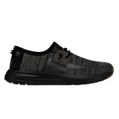 'Hey Dude' Men's Sirocco Sneaker - Black -Sports Sale Store 40140 0WM SIROCCO BLACKNIGHT RIGHTSIDE 1024x1024@2x
