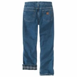 'Carhartt' Men's Relaxed Fit Heavyweight Flannel-Lined 5 Pocket Jean - Darkstone 5 'Carhartt' Men's Relaxed Fit Heavyweight Flannel-Lined 5 Pocket Jean - Darkstone -Sports Sale Store B172 DST Back MS22 1024x1024@2x