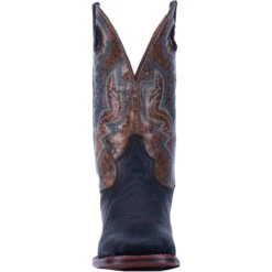 'Dan Post' Men's 11" Deuce Western Wide Square Toe - Black / Brown -Sports Sale Store DP4558 5 1024x1024@2x
