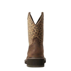 'Ariat' Women's Fatbaby Heritage - Distressed Brown / Leopard -Sports Sale Store F21 WMS WEST 10035861 heel 1024x1024@2x