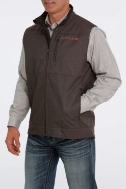 'Cinch' Men's Bonded Vest - Brown