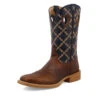 'Twisted X' Men's 12" Tech X Western Square Toe - Rustic Brown/ Navy -Sports Sale Store MXTR004.07 4800x4800 L 1024x1024@2x