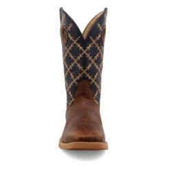'Twisted X' Men's 12" Tech X Western Square Toe - Rustic Brown/ Navy -Sports Sale Store MXTR004.08 4800X4800 R 1024x1024@2x