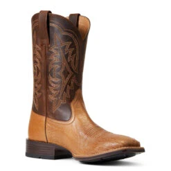 'Ariat' Men's 11" Night Life Ultra Western Square Toe - Ranger Smooth Quill Ostrich / Beam Brown 11 'Ariat' Men's 11" Night Life Ultra Western Square Toe - Ranger Smooth Quill Ostrich / Beam Brown -Sports Sale Store S22 MNS WEST 10040345 medial 1024x1024@2x