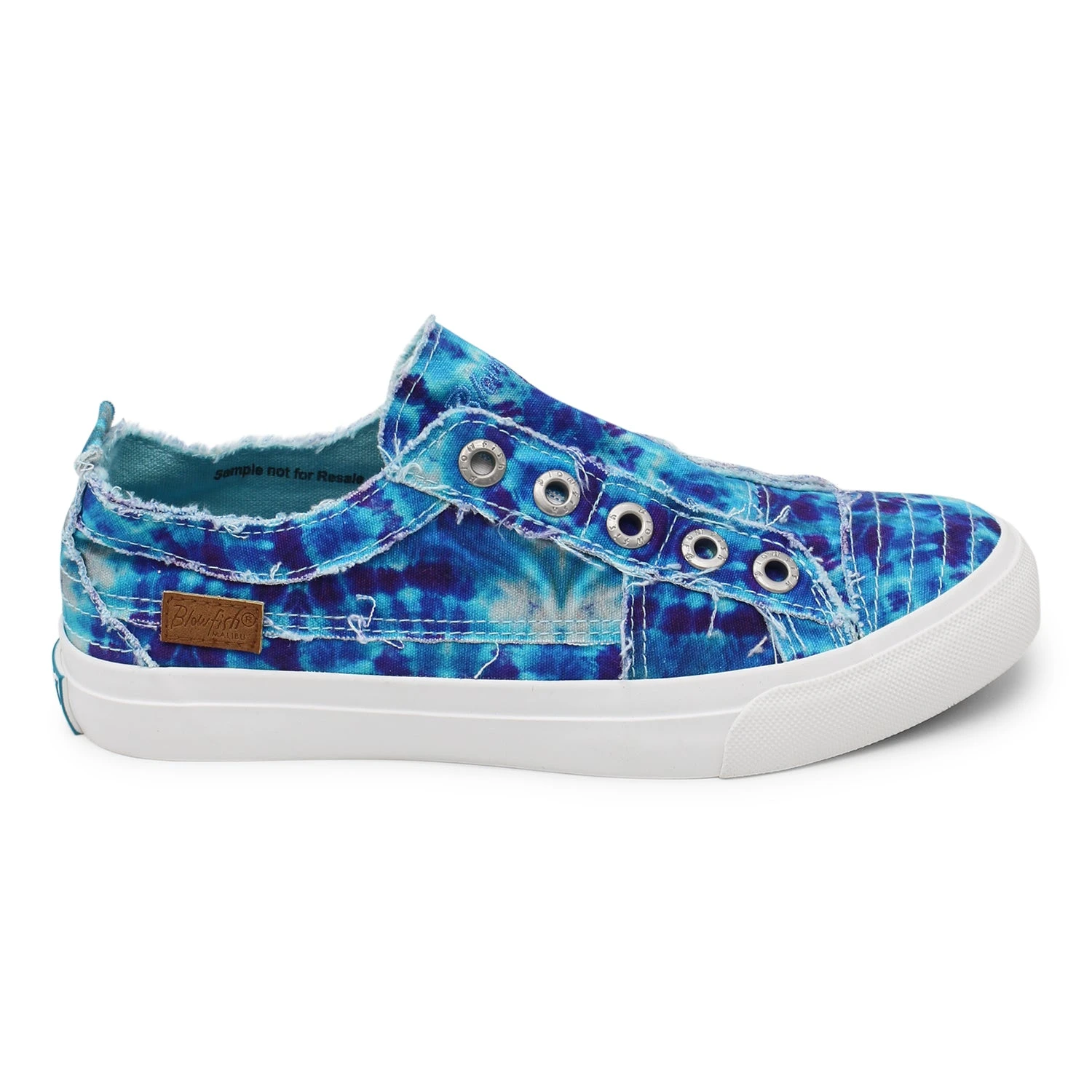 'Blowfish Malibu' Women's Play Slip On - Turquoise Tie Dye 4 'Blowfish Malibu' Women's Play Slip On - Turquoise Tie Dye - Image 2